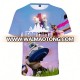 Wholesale fashion custom 3d sublimation printed men t shirt Fortnite