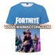 Custom Men Full Sublimation Top Tees  Fashion 3D Printed T Shirt Fortnite