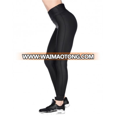 Top quality nylon shiny tight yoga legging pants