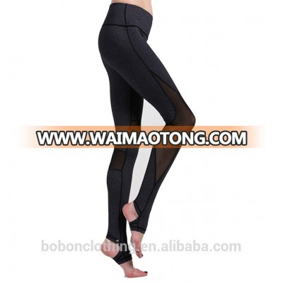 2018 new design mesh yoga leggings pant