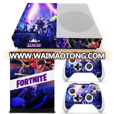 Colorful high quality 3d printed fortnite sticker for gamepad xbox and ps4 sticker