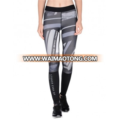 Top sale sublimation print yoga leggings women