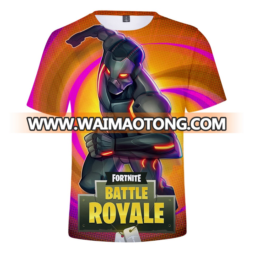 2018 newest 3d printed fortnite t shirt high quality 3d print t shirt supplier in china cheap 3d print t  shirt in fortnite